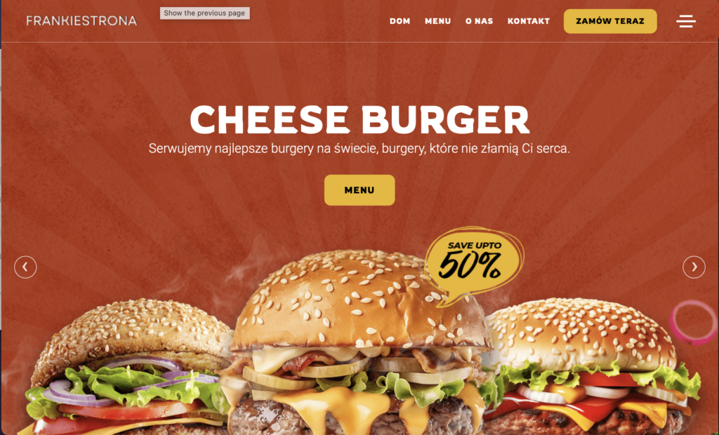 Burger Shop Template