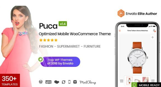 Puca – Optimized Mobile WooCommerce Theme