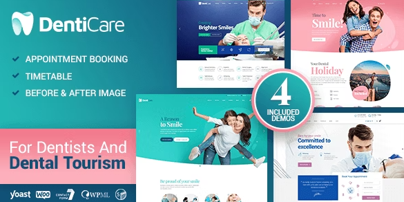 DentiCare – Medical & Dentist WordPress Theme