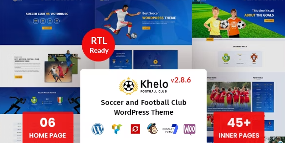 Khelo – Soccer & Sports WordPress Theme