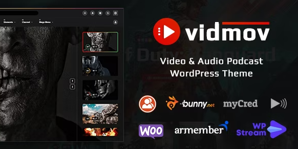 VidMov – Video WordPress Theme