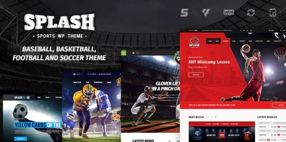 Splash – Sport Club WordPress Theme for Basketball, Football, Hockey