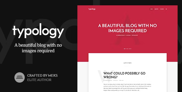 Typology – Minimalist Blog & Text Based Theme for WordPress