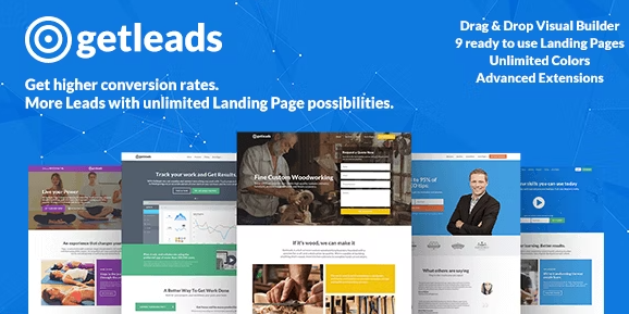 Getleads High-Performance Landing Page WordPress Theme