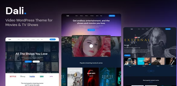 Dali – Movies & TV Shows WordPress Theme