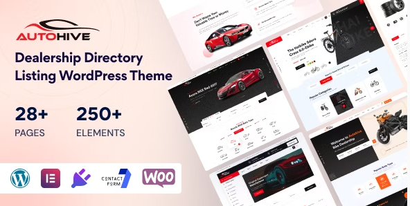 Autohive – Car Dealer & Rental WordPress Theme