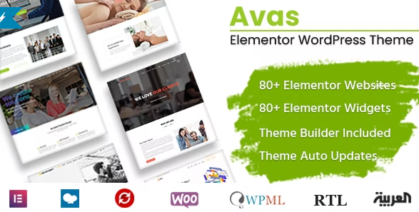 Avas – Elementor MultiPurpose WordPress Theme