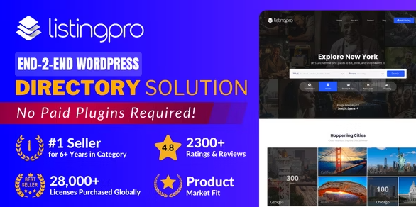 ListingPro – Directory & Listing WordPress Theme