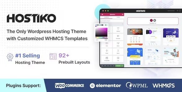 Hostiko WordPress WHMCS Hosting Theme