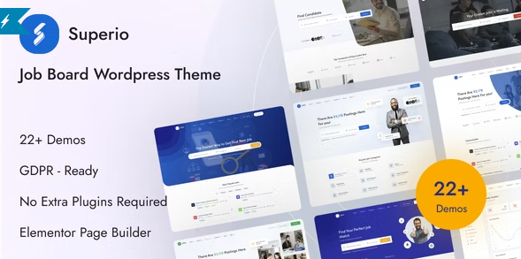 Superio – Job Board WordPress Theme