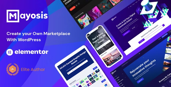 Mayosis – Digital Marketplace WordPress Theme