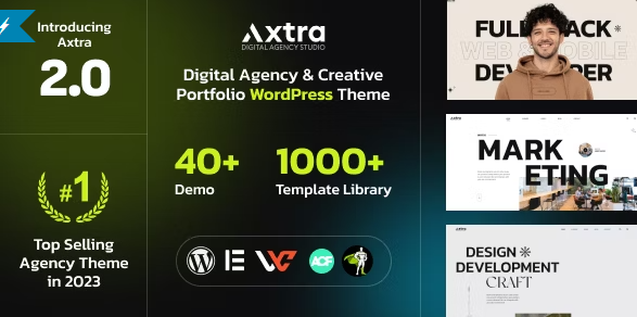 Axtra | Digital Agency Creative Portfolio Theme