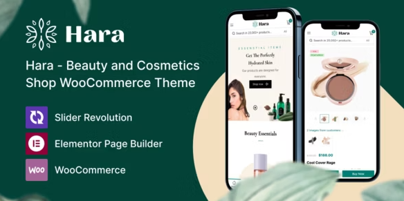 Hara – Beauty and Cosmetics Shop WooCommerce Theme