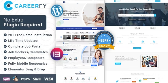 Careerfy – Job Board WordPress Theme