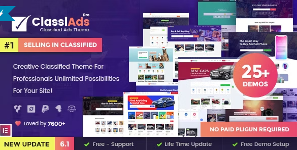 Classiads – Classified Ads WordPress Theme